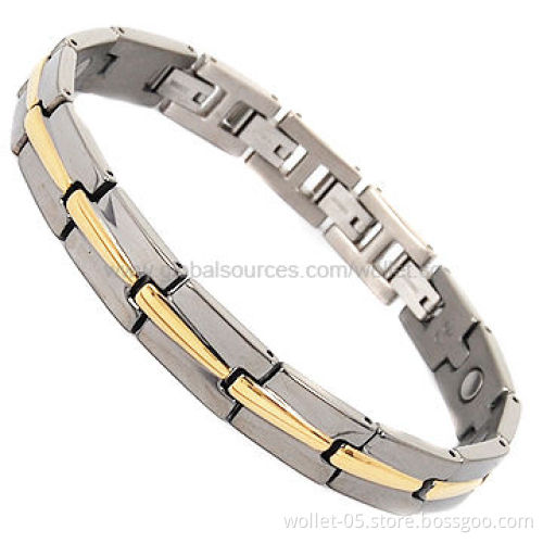 Bio Magnetic Bracelet, New Design, Nickel- and Lead-free, ODM/OEM Designs Accepted